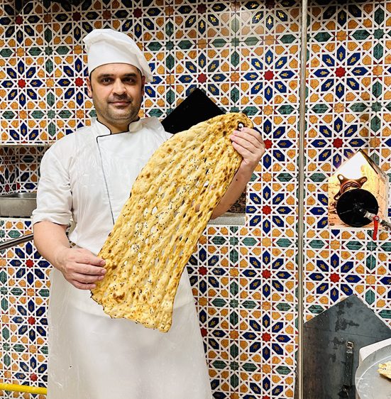 A Taste of Tradition – Fresh Sangak Bread Arrives